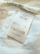 Bettlaken weiß mit Punkten Gr. | Jacadi