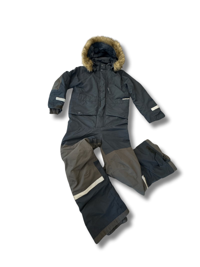 Snowsuit Black and Grey Size 134 | Didriksons