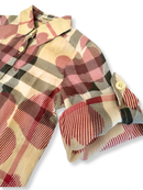 Bluse kariert mit Herzen Gr.98 | Burberry