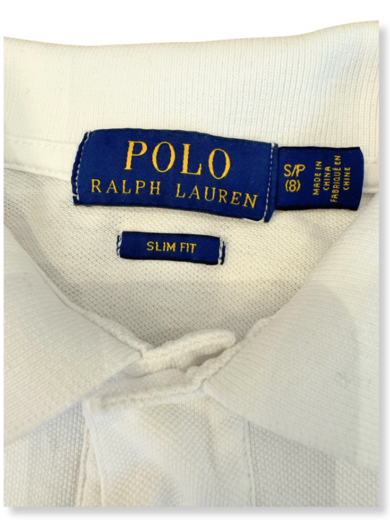 Poloshirt Weiß Gr.128 / 8 | Polo Ralph Lauren