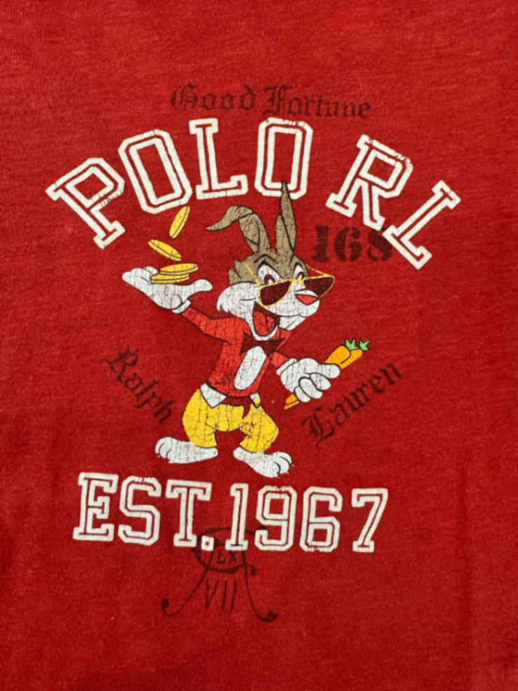 T-Shirt Rot Gr.128 / 7 | Ralph Lauren