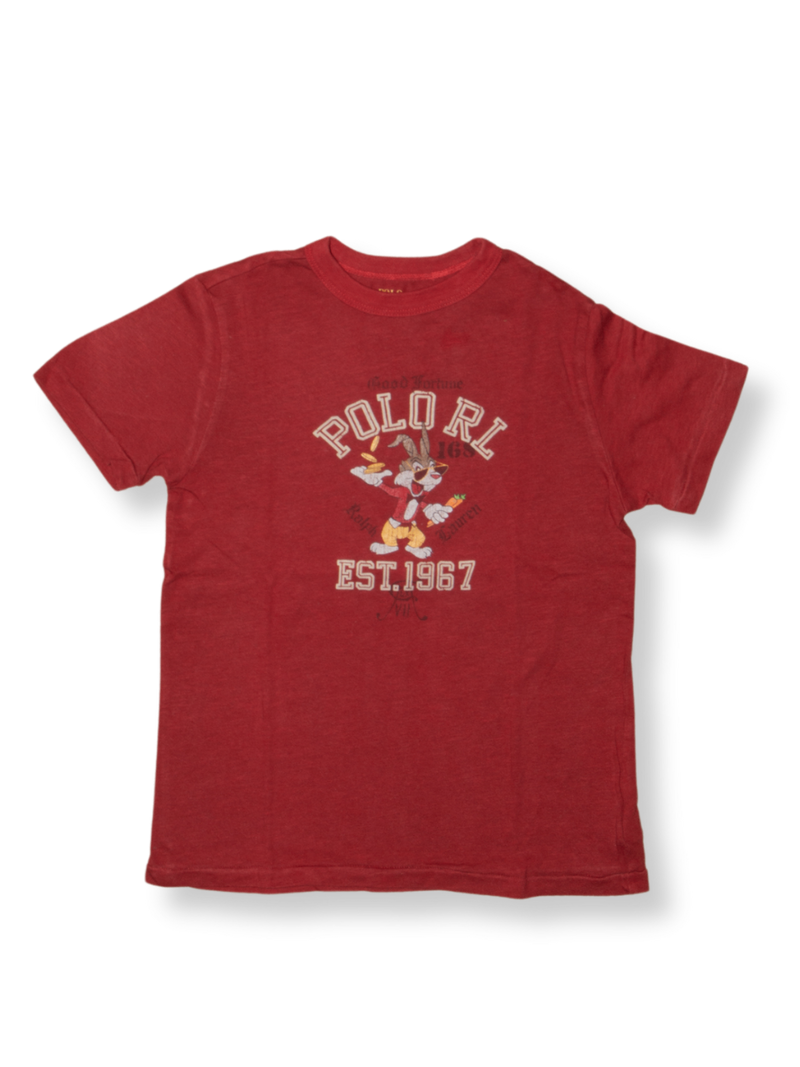 T-Shirt Red Size 128 / 7 | Ralph Lauren