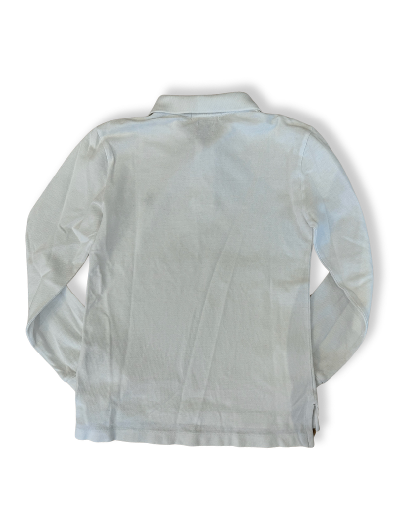 Longsleeve with polo collar white size 128 | Polo Ralph Lauren