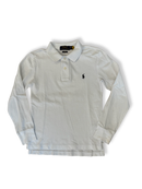 Longsleeve mit Polokragen weiß Gr.128 | Polo Ralph Lauren
