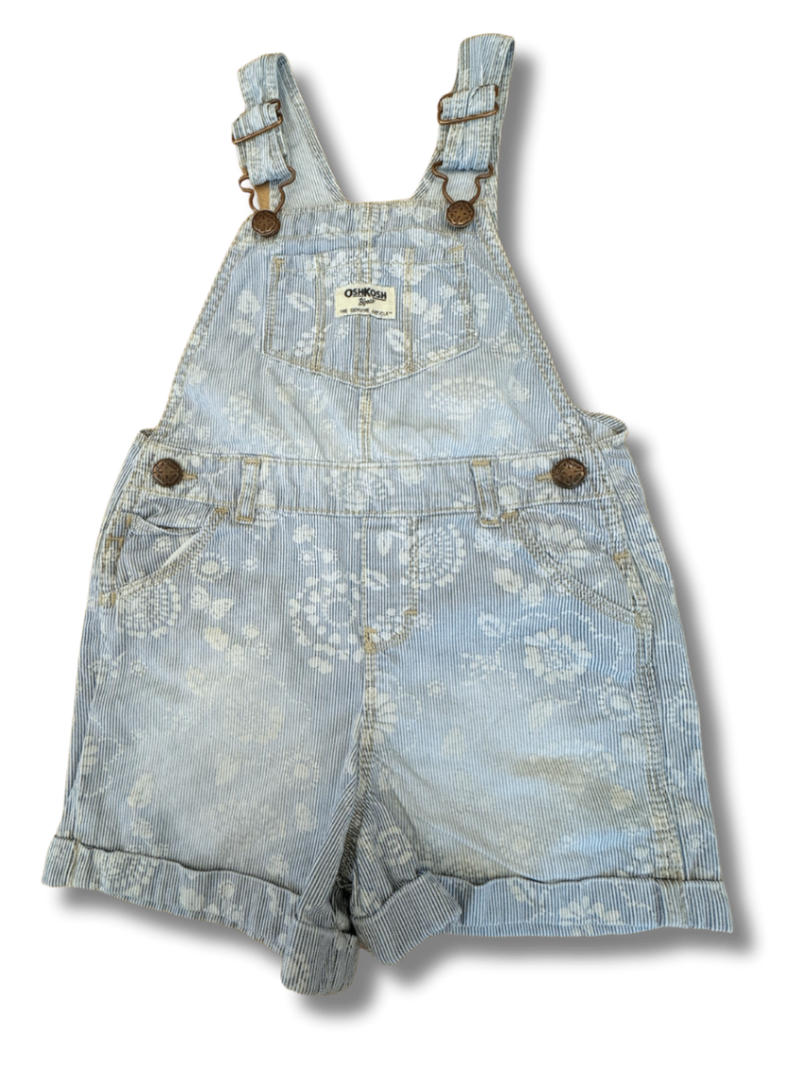 Dungarees short, striped size 110 / 5 | Osh Kosh