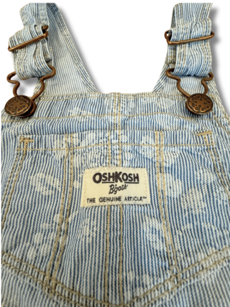 Dungarees short, striped size 110 / 5 | Osh Kosh