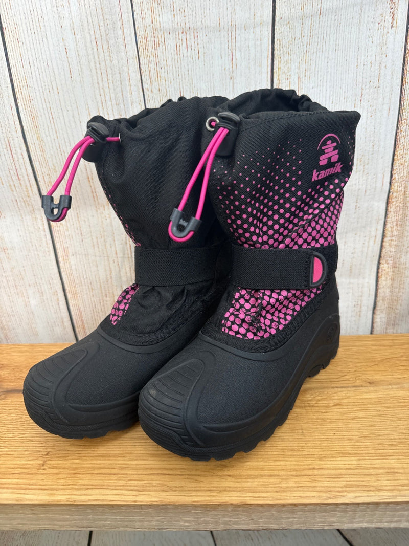 Kamik Winterstiefel schwarz/pink Gr. 32