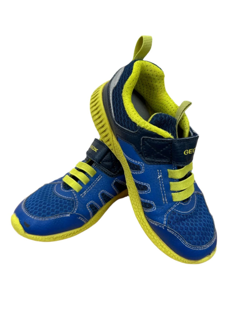 Geox low shoes blue/yellow size 31