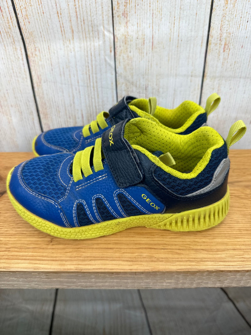 Geox low shoes blue/yellow size 31