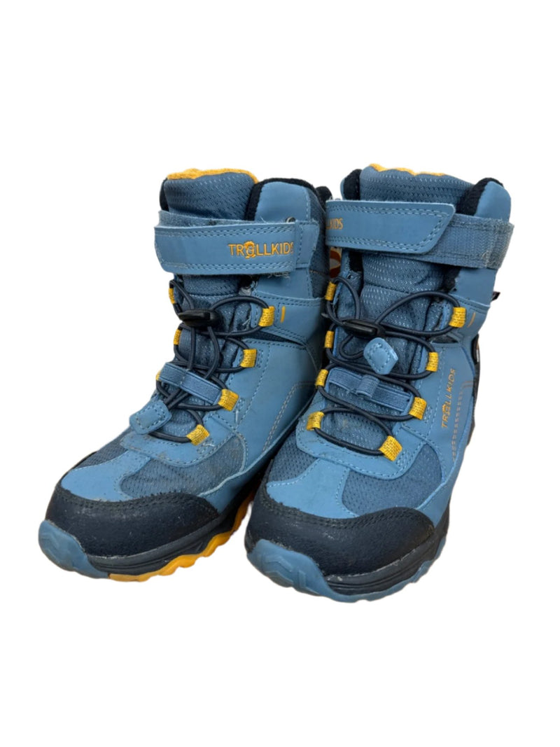 Trollkids Winterstiefel hellblau/ gelb Gr. 32