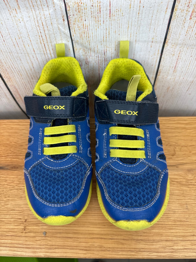 Geox low shoes blue/yellow size 31