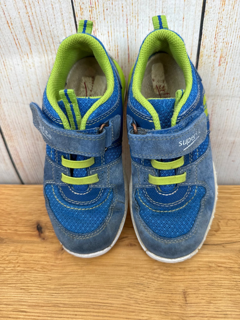 Superfit Halbschuhe hellblau/ hellgrün Gr. 28