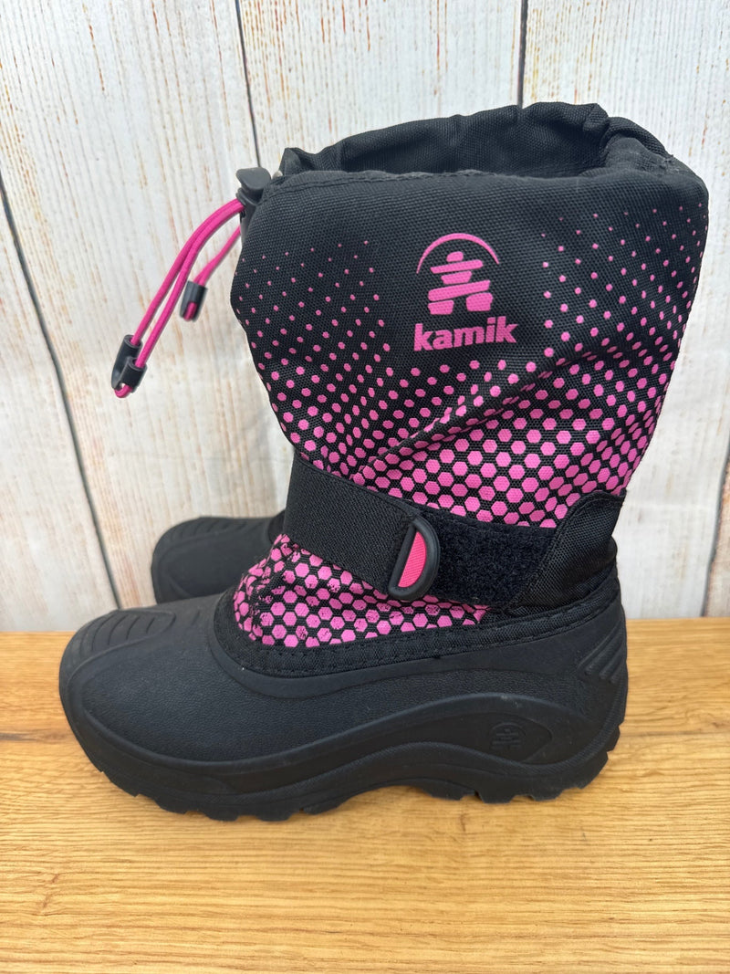 Kamik Winterstiefel schwarz/pink Gr. 32