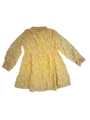 Volant-Kleid gelb geblümt Gr.122 | S. Oliver