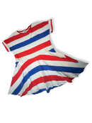 Jersey dress with block stripes size 128 | Petit Bateau