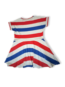 Jersey dress with block stripes size 128 | Petit Bateau