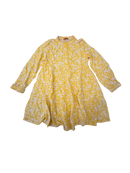 Volant-Kleid gelb geblümt Gr.122 | S. Oliver