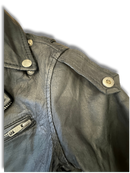 Leder-jacke im Biker-Stil Gr.10-12 | LLD