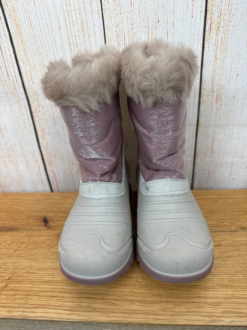 Elefanten gefütterte Stiefel beige/ rosa Gr. 27