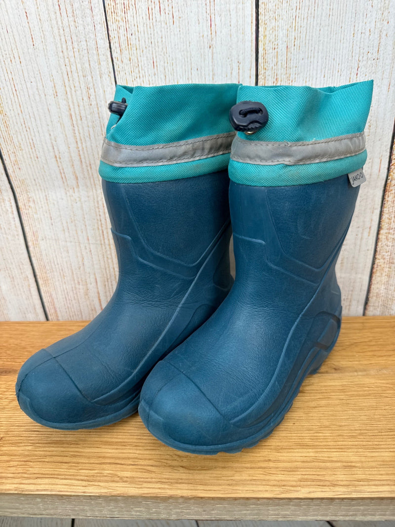 Jako-o leicht gefütterte Gummistiefel Petrol Gr. 29