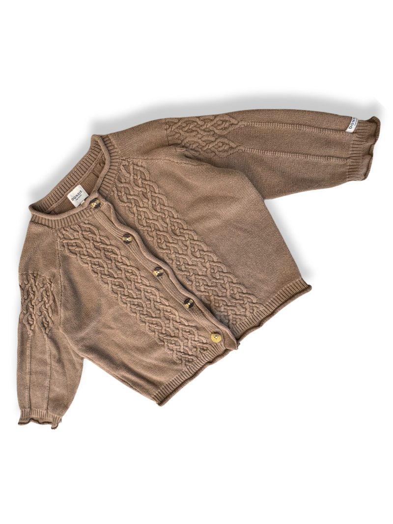 Cardigan brown size 5/6 | Donsje