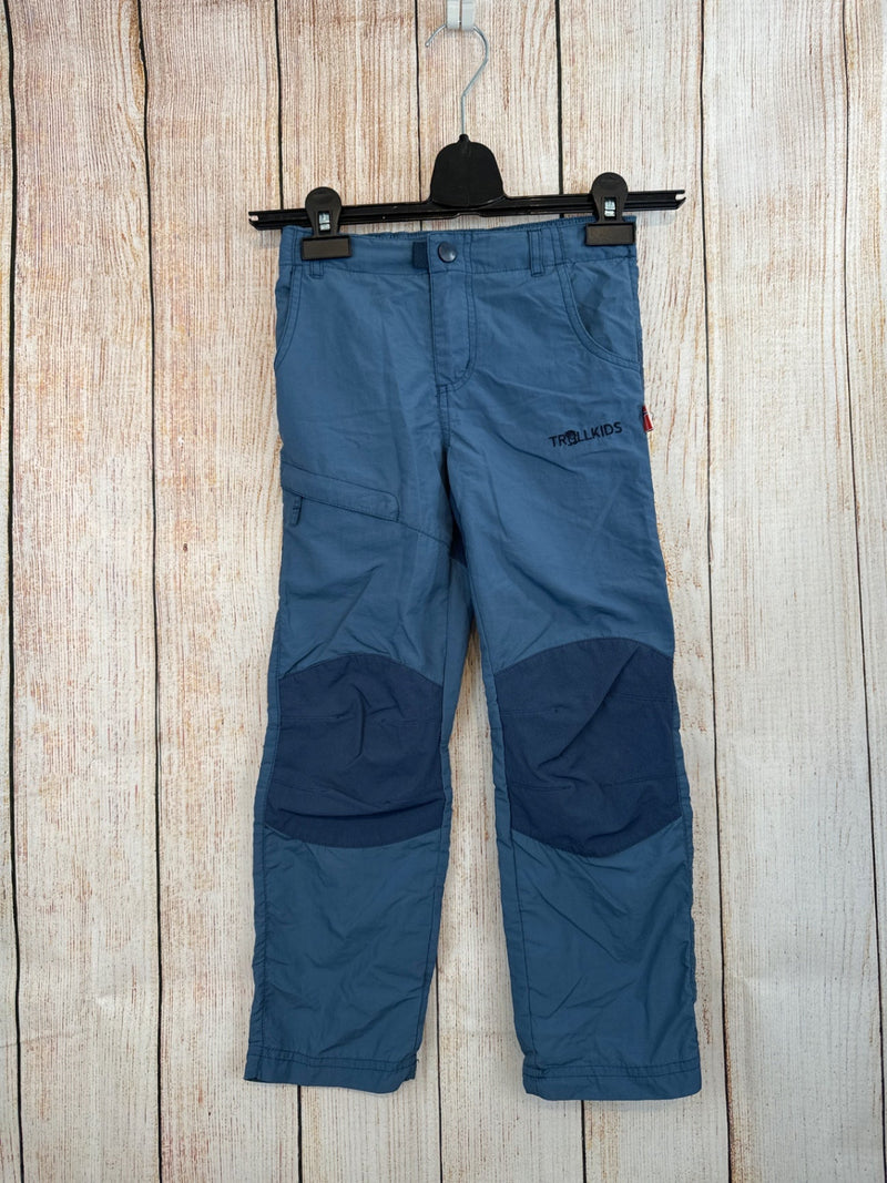 Trollkids Stoffhose Blau Gr. 122