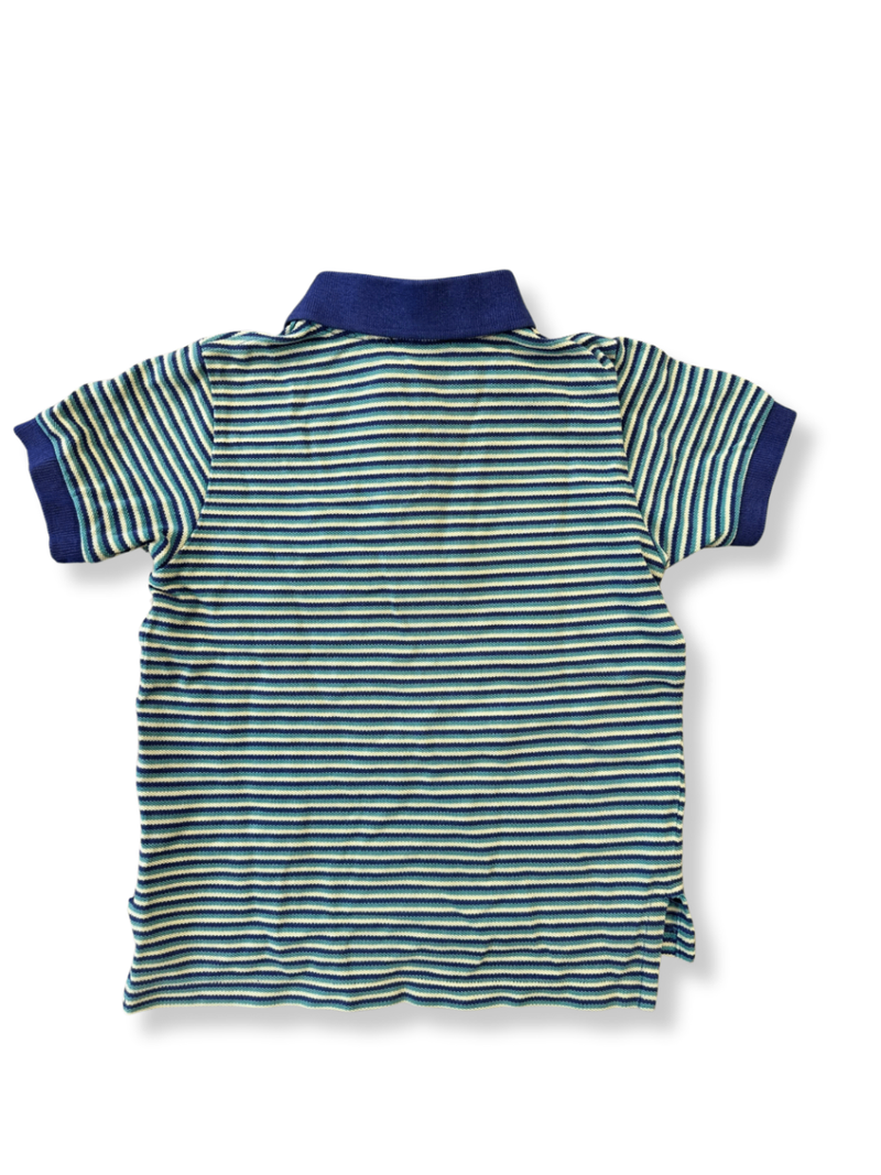 Polo shirt blue and green striped size 2 | Ralph Lauren