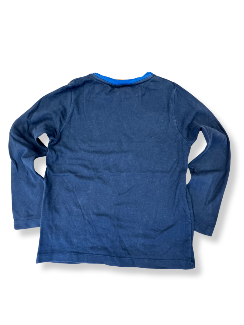 Long sleeve shirt blue size 116 | Petit Bateau