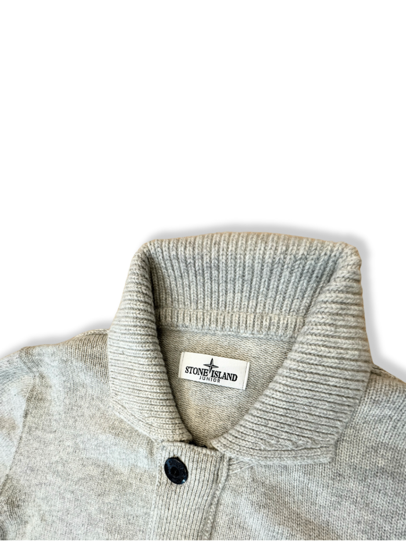 Strickjacke Grau Gr.152 | Stone Island