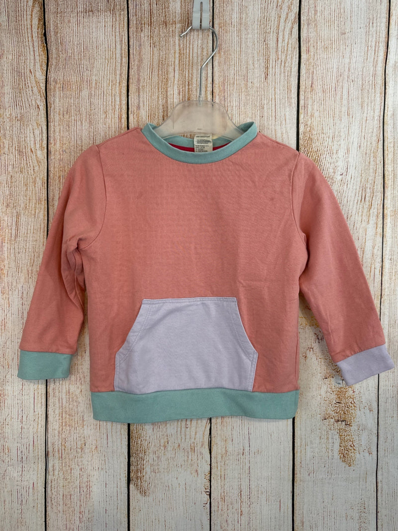 alana sweater pink with purple pocket size. 98