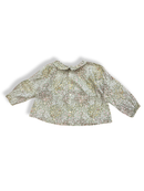 Bluse mit Floralprint und Bubikragen Gr.86/92 | Unbekannt