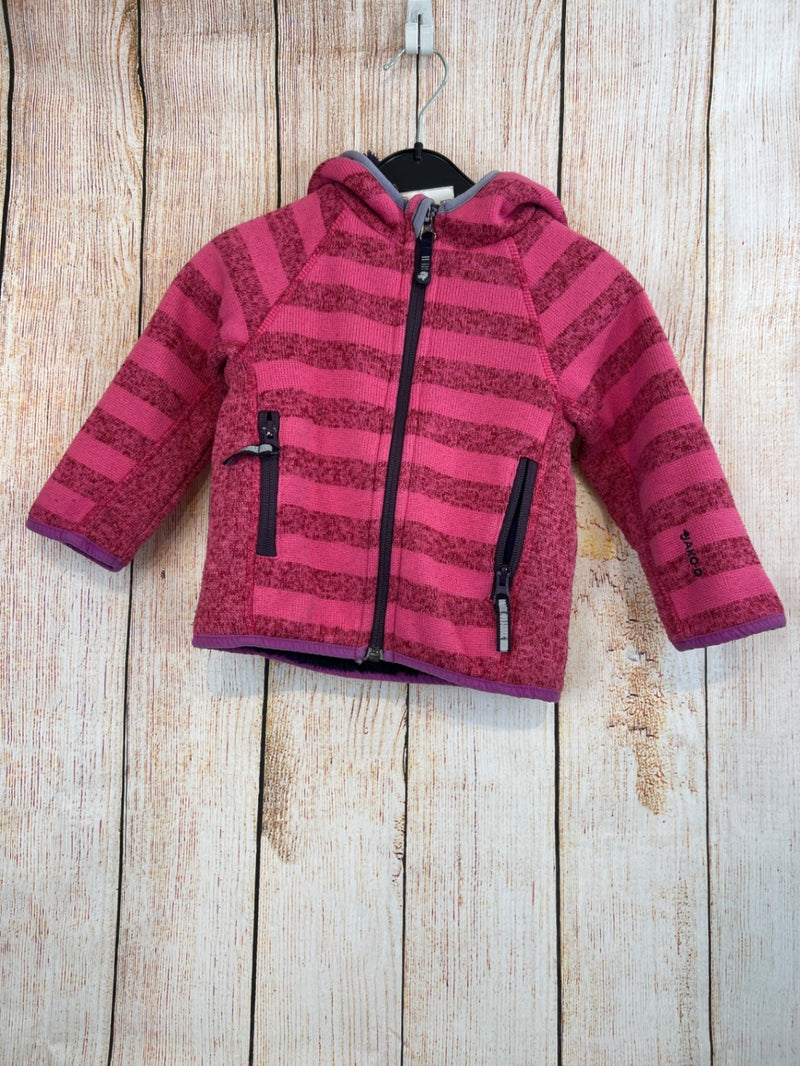 Jako-o dicke Strickjacke rosa gestreift Gr. 86