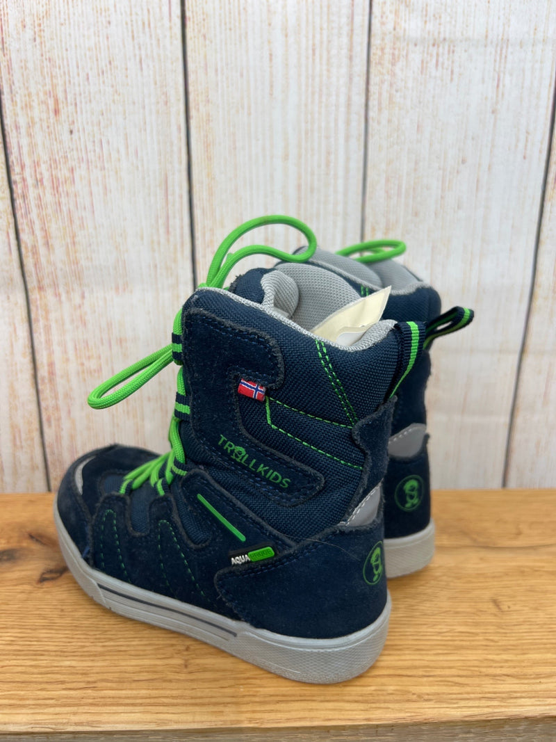 Trollkids winter boots dark blue size 27