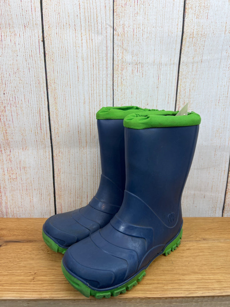 Elephant rubber boots dark blue/green size 29