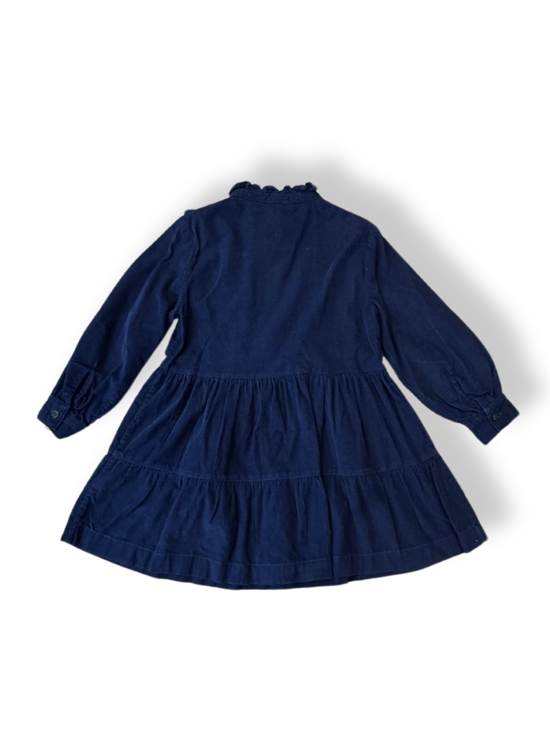 Cord-Kleid Dunkelblau Gr.104 | Petit Bateau