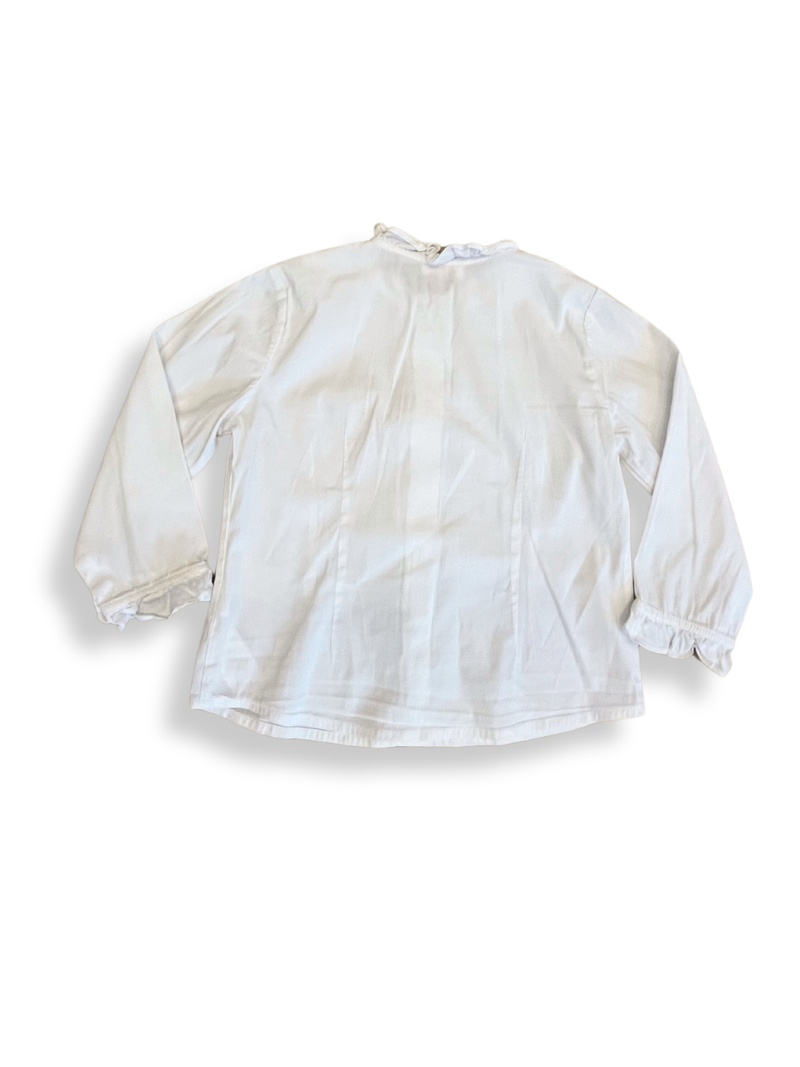 Bluse Weiß mit Bubikragen Gr.98 ( 3 | il gufo