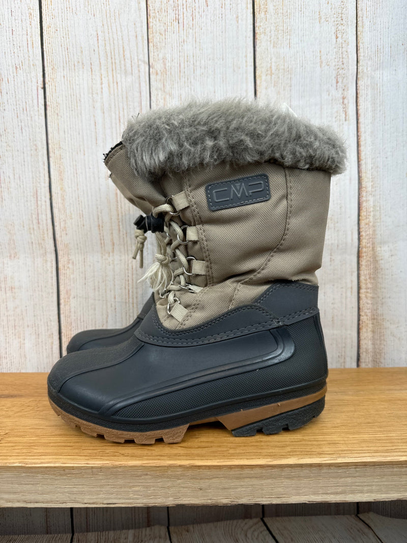 CMP winter boots grey/beige size 34