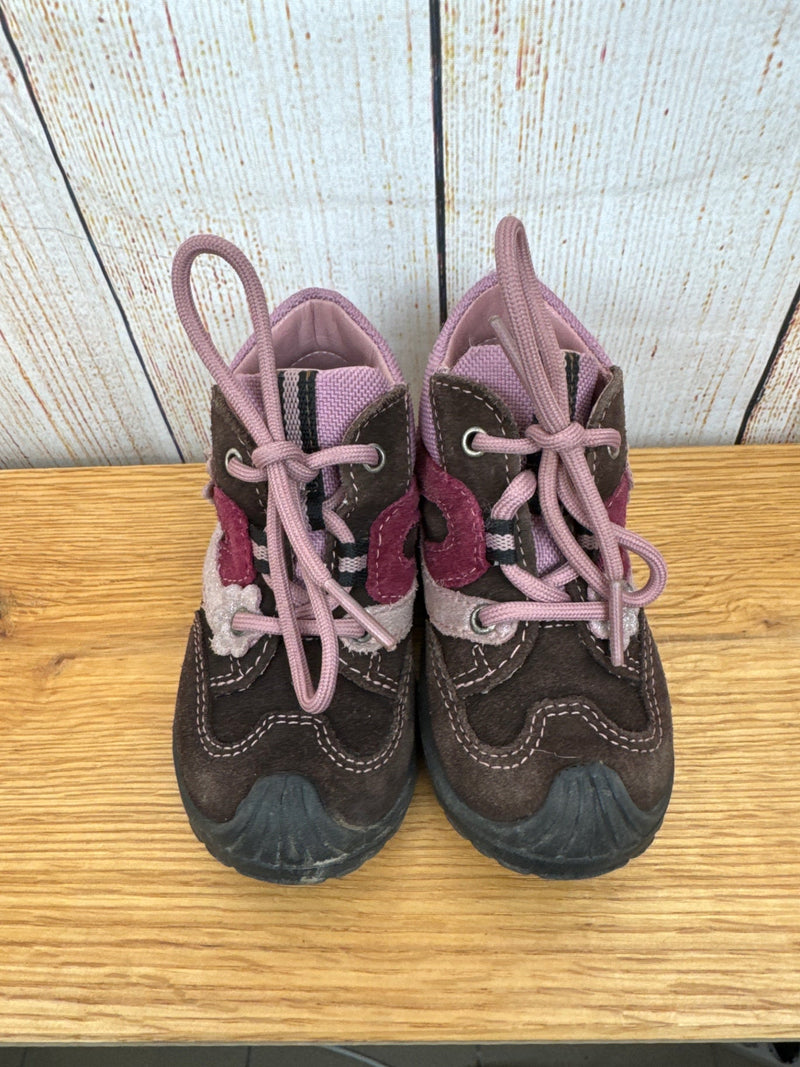 Superfit Halbschuhe braun/ rosa Gr. 21