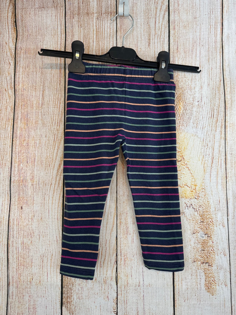 Jako-o Leggings Dunkelblau m. bunten Ringeln Gr. 80/86