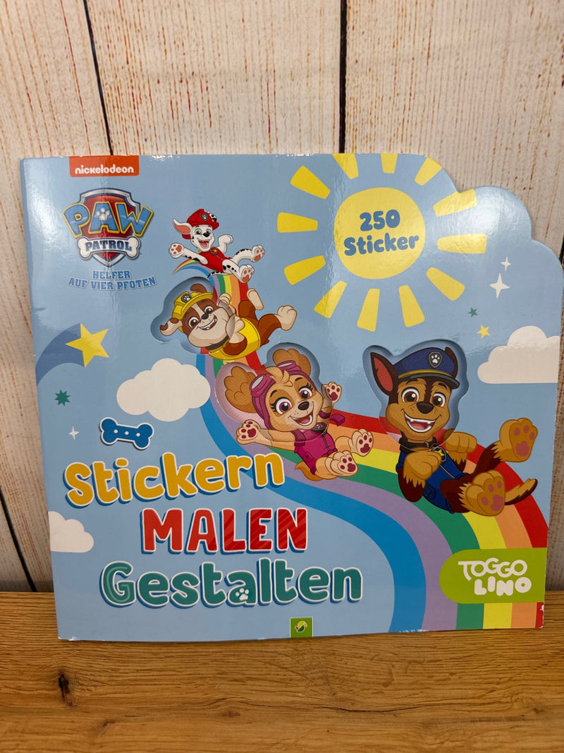 Toggolino Stickern Malen Gestalten Paw Patrol