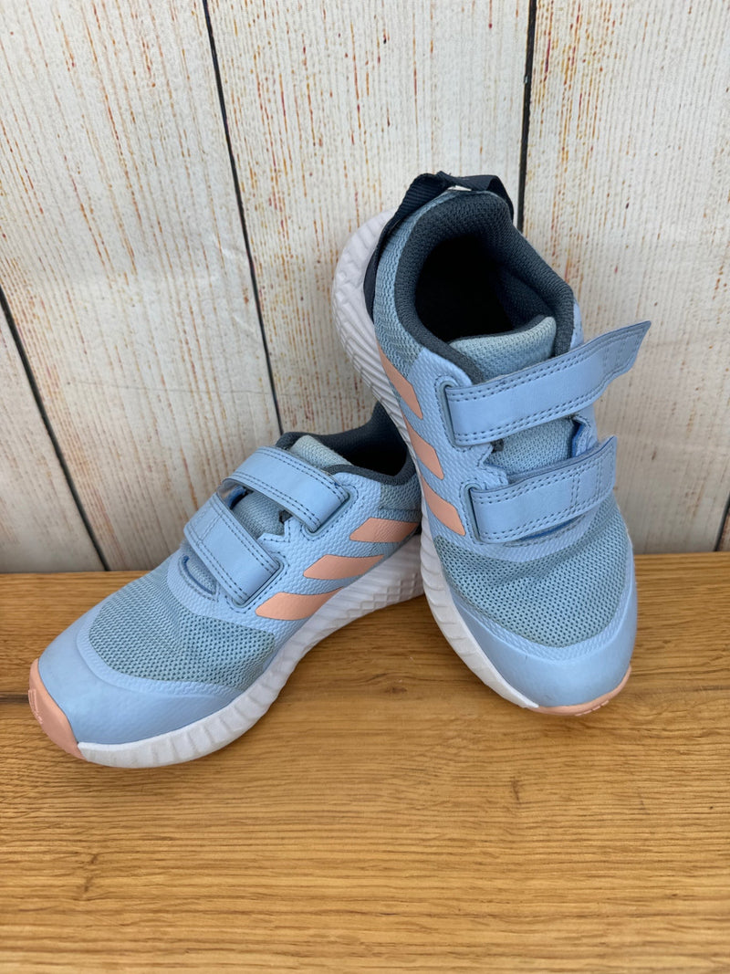 Adidas Stoff Sneaker hellblau/ rosa Gr. 30