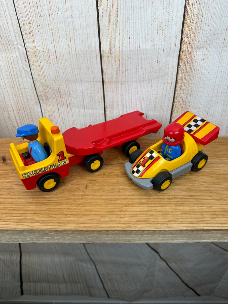 Playmobil 1 2 3 Racing Cars &amp; Transporters