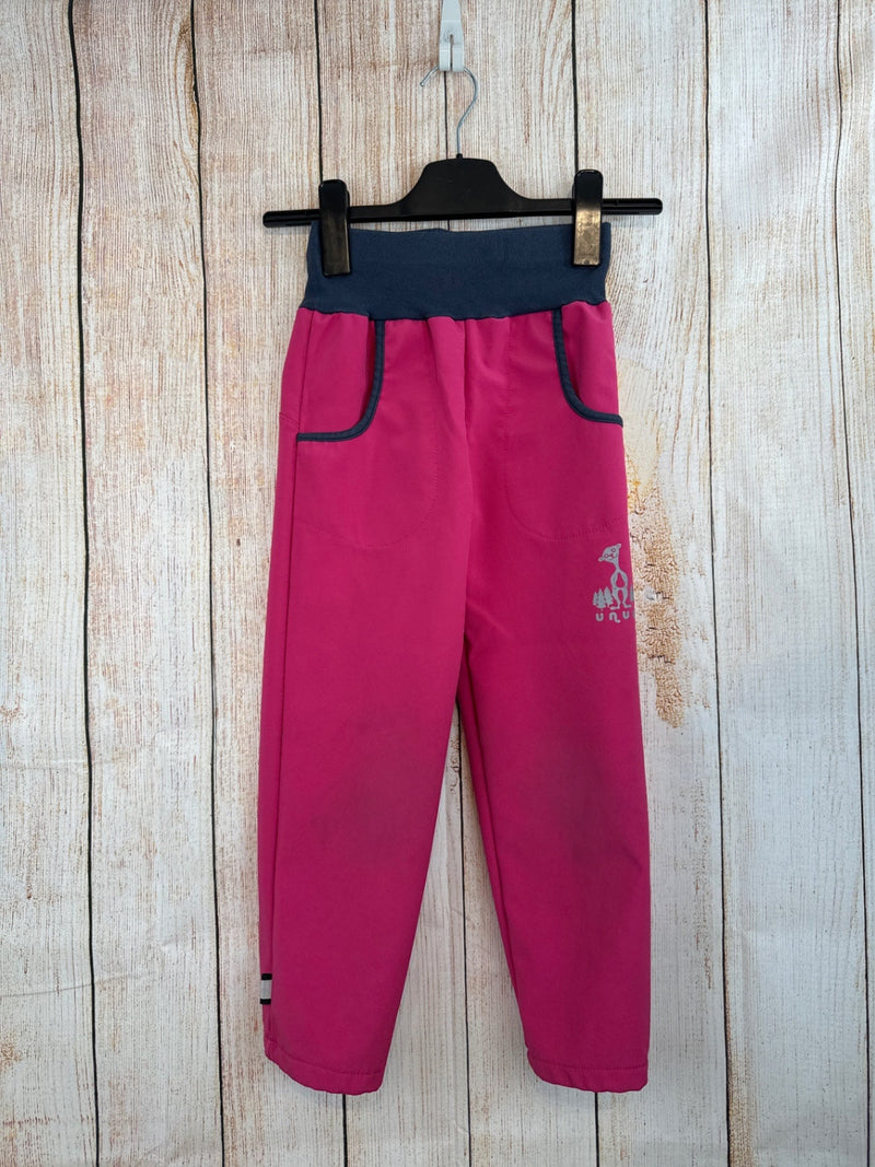 Unuo gefütterte Softshell Hose Pink Gr. 122/128