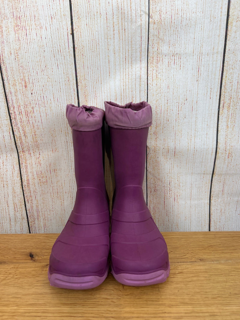 Elephant rubber boots purple size 28