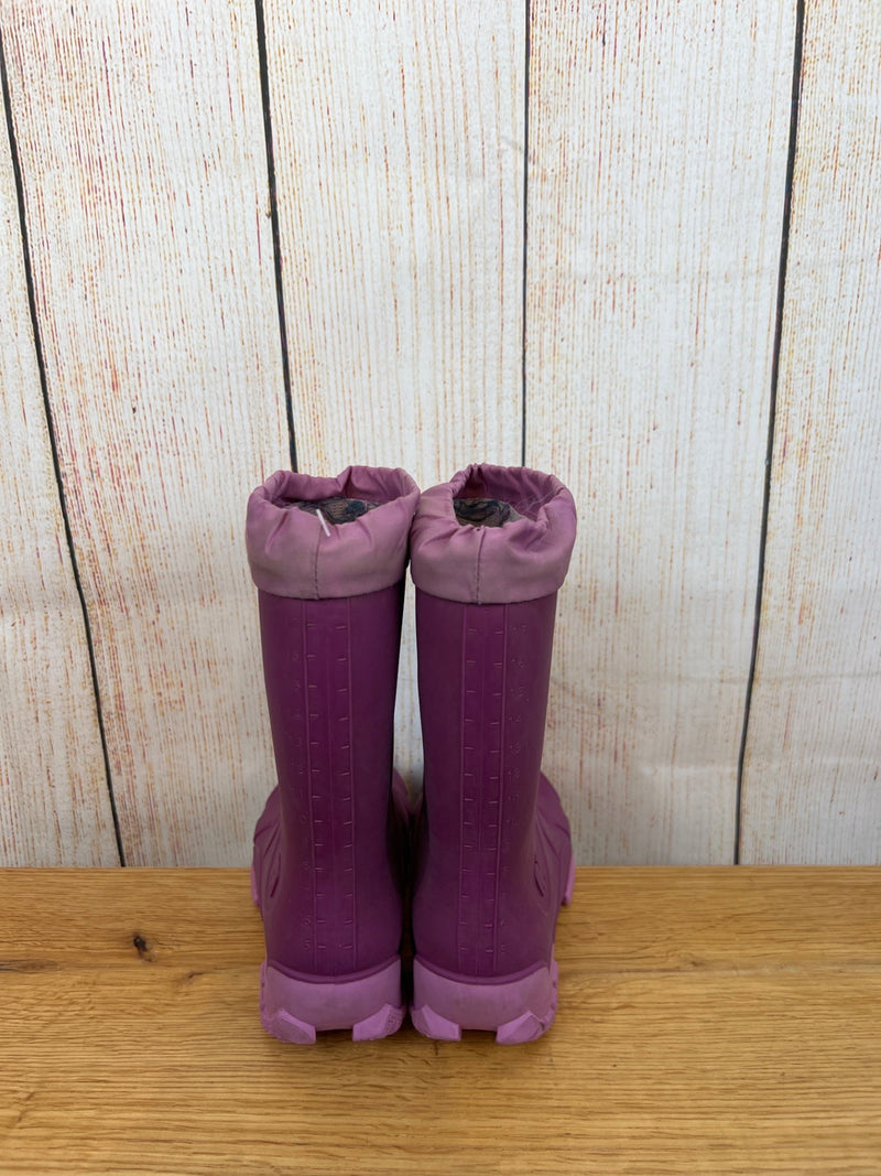 Elephant rubber boots purple size 28