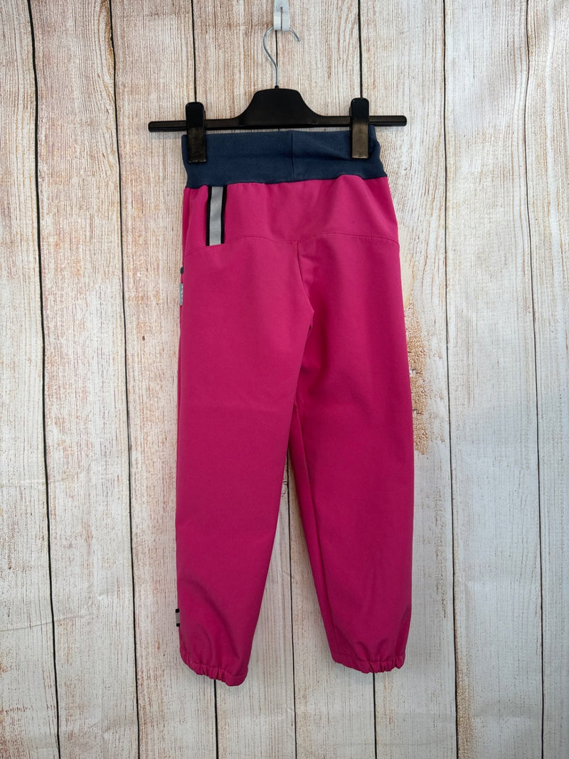 Unuo gefütterte Softshell Hose Pink Gr. 122/128