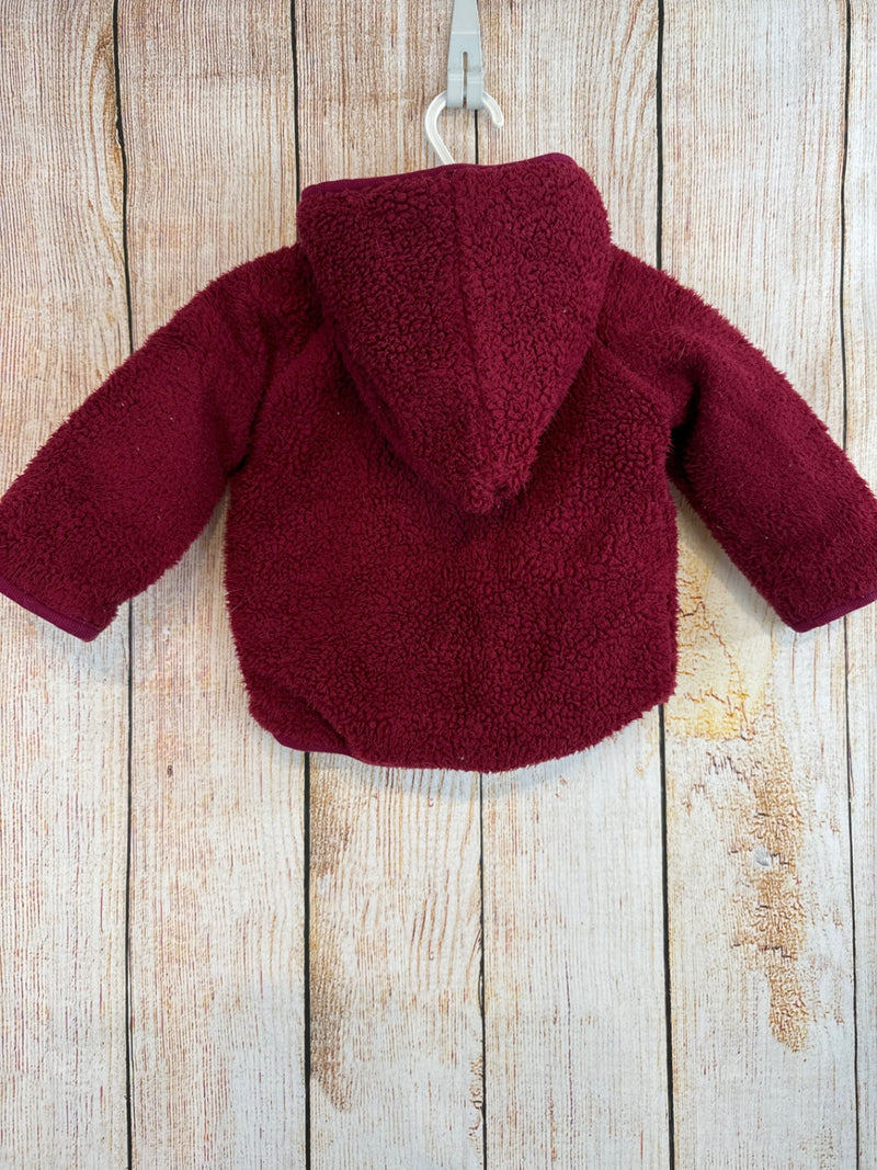 Steiff Kuscheljacke Rot m. Bär Gr. 68