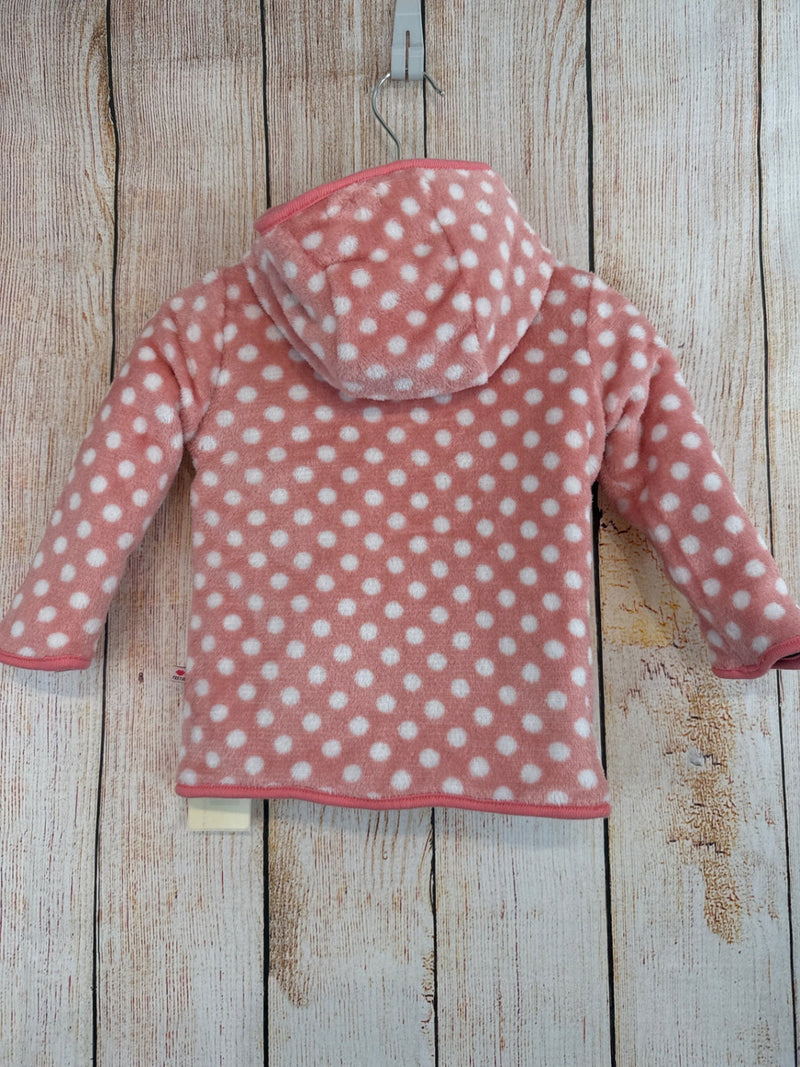 Feetje Kuscheljacke Rosa m. weißen Punkten Gr. 86