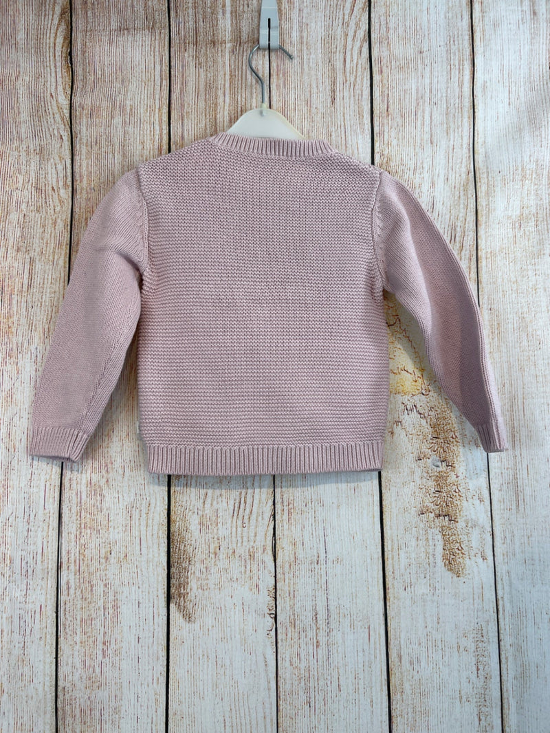 Stella McCartney Strickpullover Rosa m. Fliegenpilz Gr. 92/98