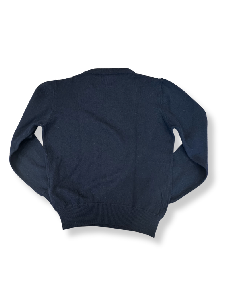 Pullover 100%Lambswool Dunkelblau Gr.140 | Stone Island